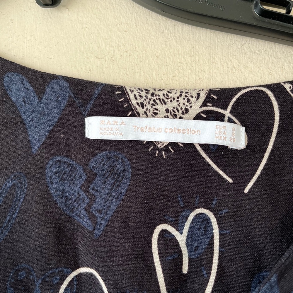 Zara heart print dress